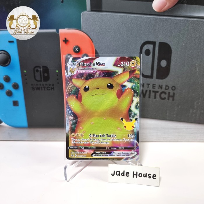 Pikachu VMAX SWSH062 Black Star  - Kartu Pokemon TCG English