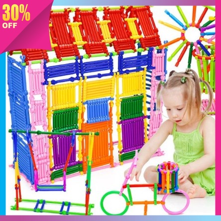 ⭐⭐⭐⭐⭐ Mainan Anak Lucu Unik Kreatif Pintar Murah Barang Awet - [BP] Mainan Edukasi Anak Susun Stick 