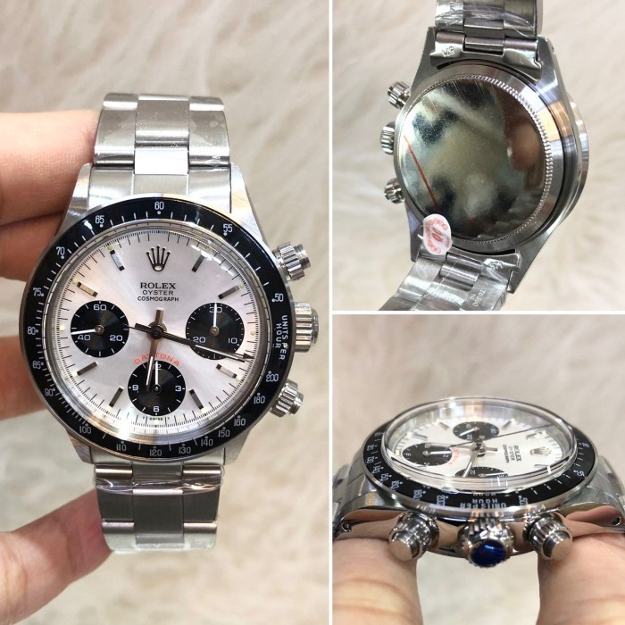 Selly jam tangan pria manual winding automatic swiss chronogrpah rantai