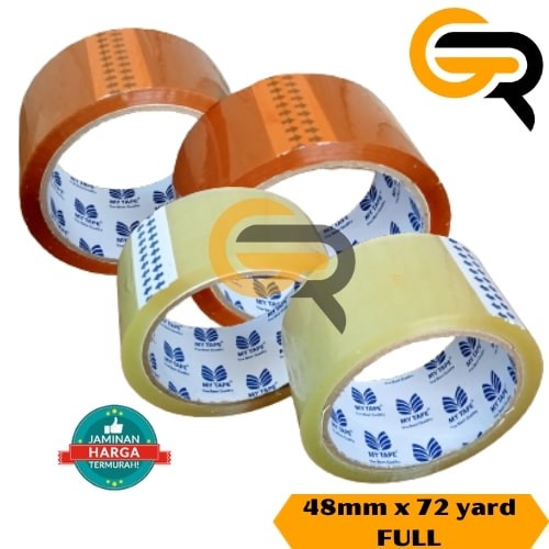 

Lakban Bening Coklat 2inch 72yard 48mm 66meter Lakban Murah Mytape Kualitas Daimaru Gudang Rekat