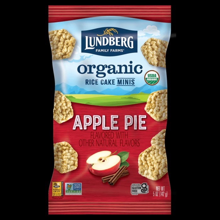 

LUNDBERG USDA Organic Rice Cake Minis - Apple Pie 142gr