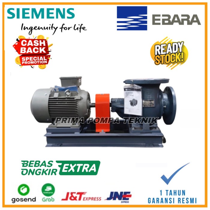 pompa centrifugal ebara 8inch Pompa ebara SZ 200 + Motor 20Hp 4 pole - Motor Yuema
