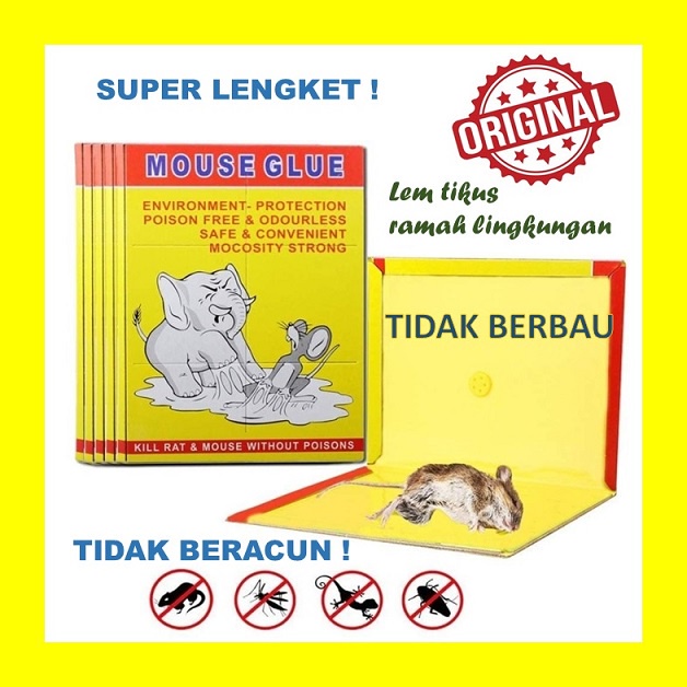 LEM TIKUS MURAH/LEM TIKUS / MOUSE GLUE/PENJERAT TIKUS/JEBAKAN TIKUS/PERANGKAP TIKUS/JERAT TIKUS PRAK