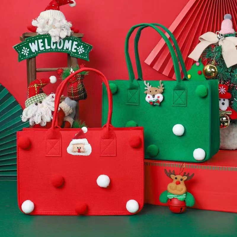 

Tas Kain Souvenir Goodie Bag Natal Christmas Hampers 2.J19