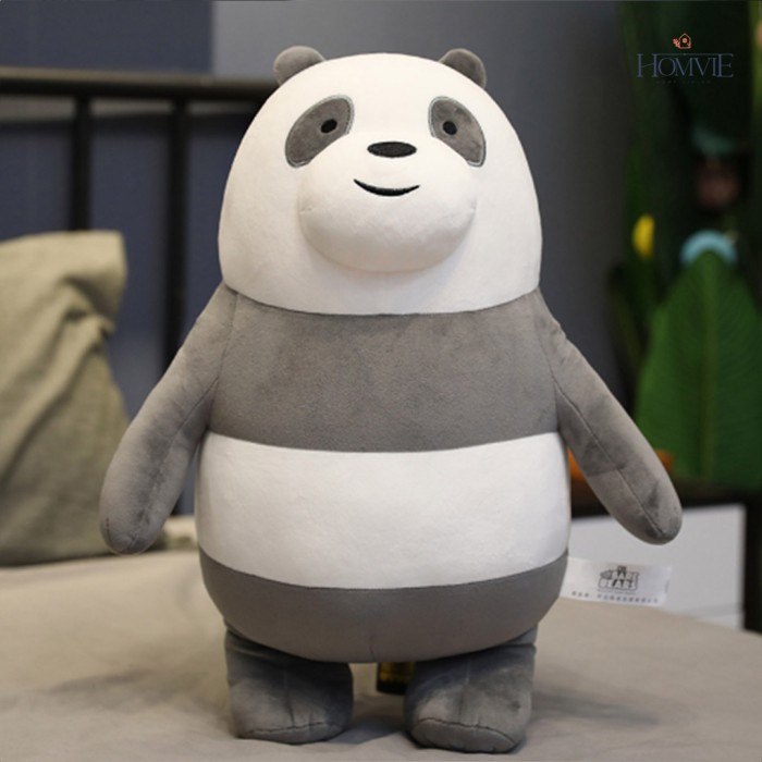 Boneka Beruang Panda We Bear Bares Miniso Kecil Imut Tidur - Panda BT27