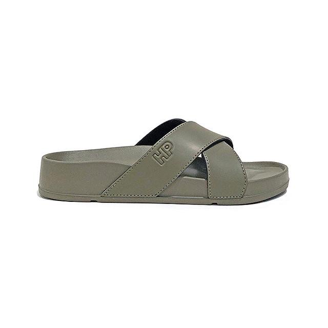 Hush Puppies Sandal Pria Burton Cross Taupe