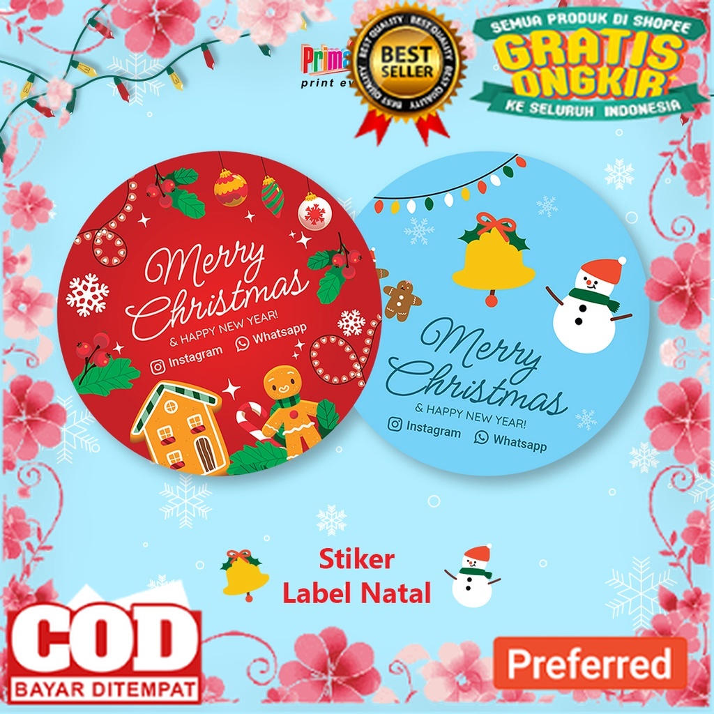 

Cetak Stiker Natal Bulat Custom Desain Template// KOSTUM NATAL / POHON NATAL / AKSESORIS NATAL / HARI NATAL