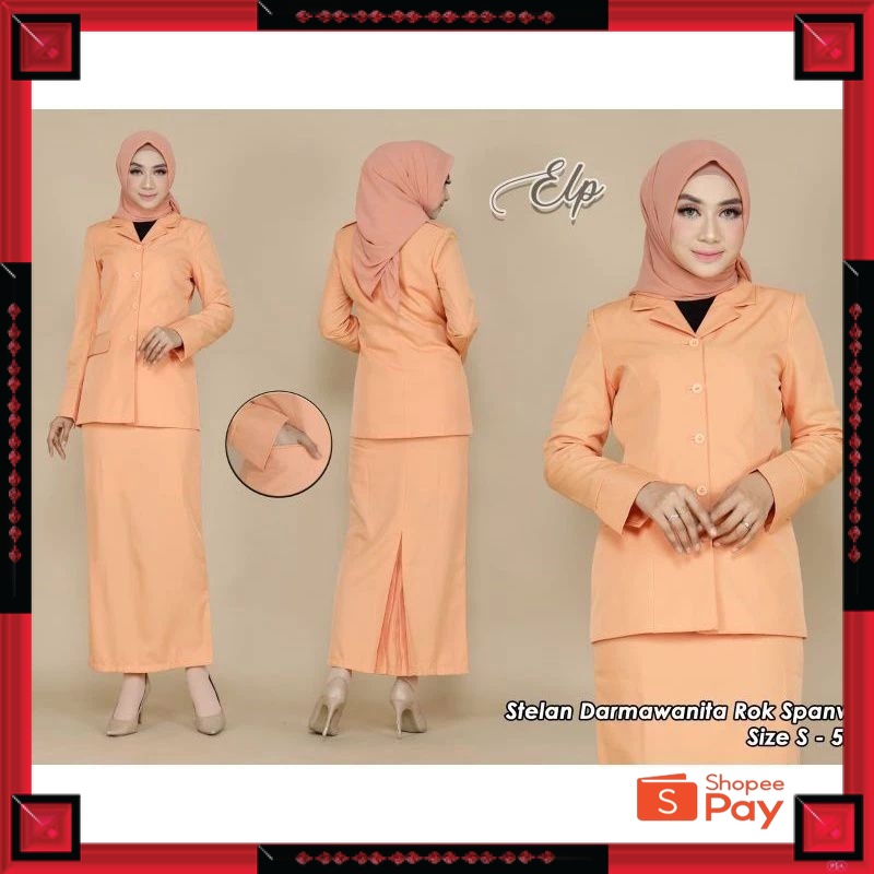 12.12 SERAGAM SALE / Setelan seragam blazer dharmawanita terbaru blazer dharma wanita nasional setel