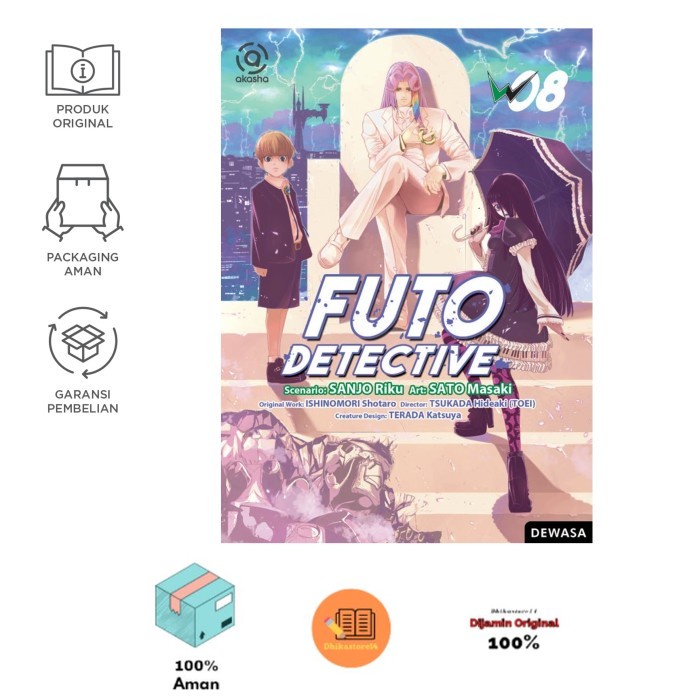 Komik Akasha Futo Detective 08