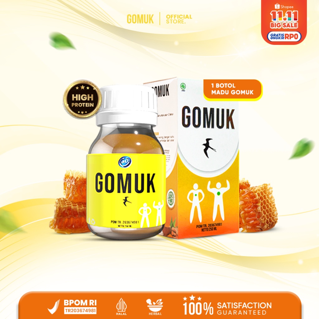 

Dr O - Gomuk/Madu Penggemuk Herbal/Bantu Naikkan Bb 5-15Kg