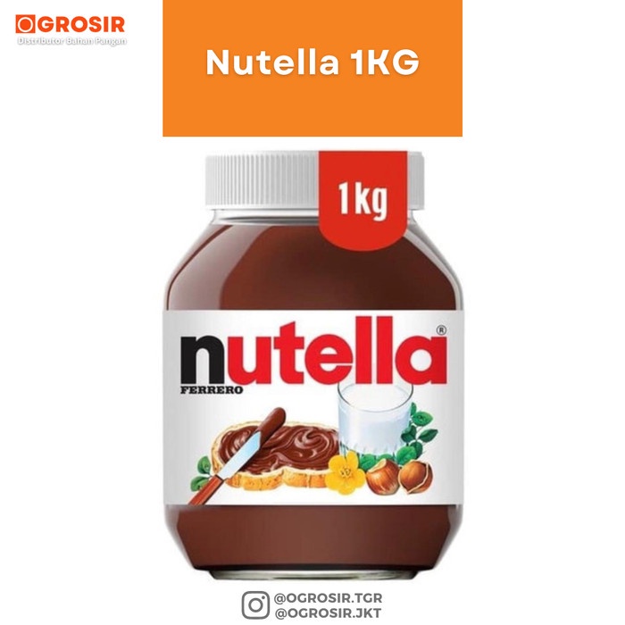 

BEST SELLER- Selai Nutella 1kg / 1000gr / 1000gram