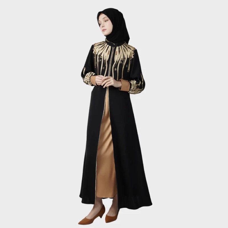 PROMO ABAYA HIKMAT ORIGINAL A5544