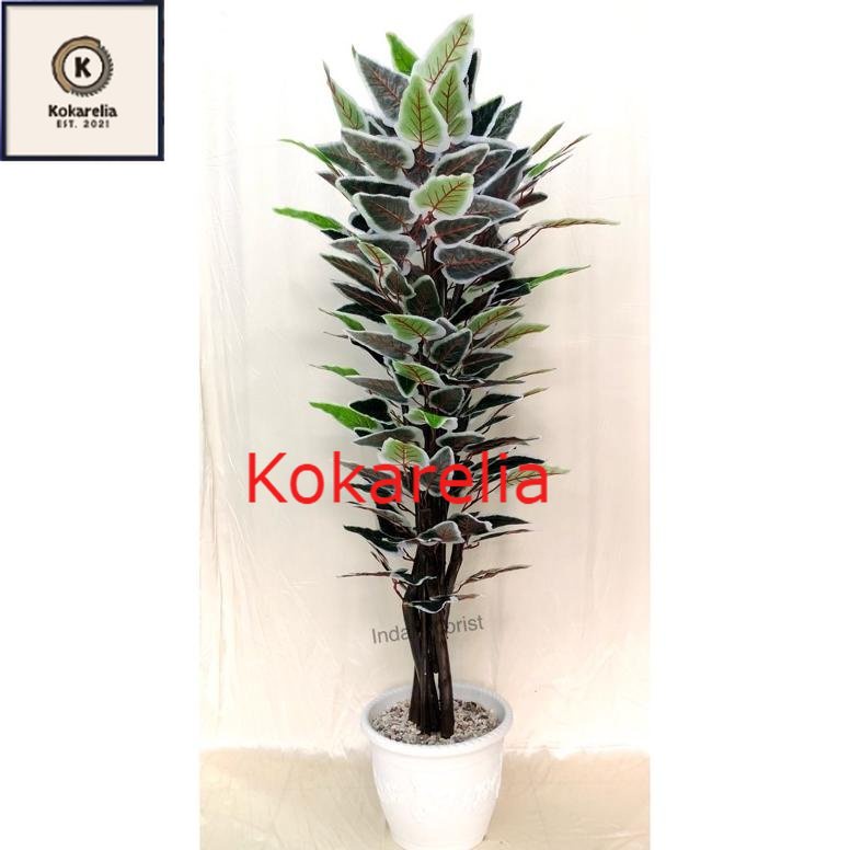 Pohon Hias 160cm Angel Artificial Ukuruan Besar Pohon Sudut Dekorasi Cantik Pohon Plastik murah