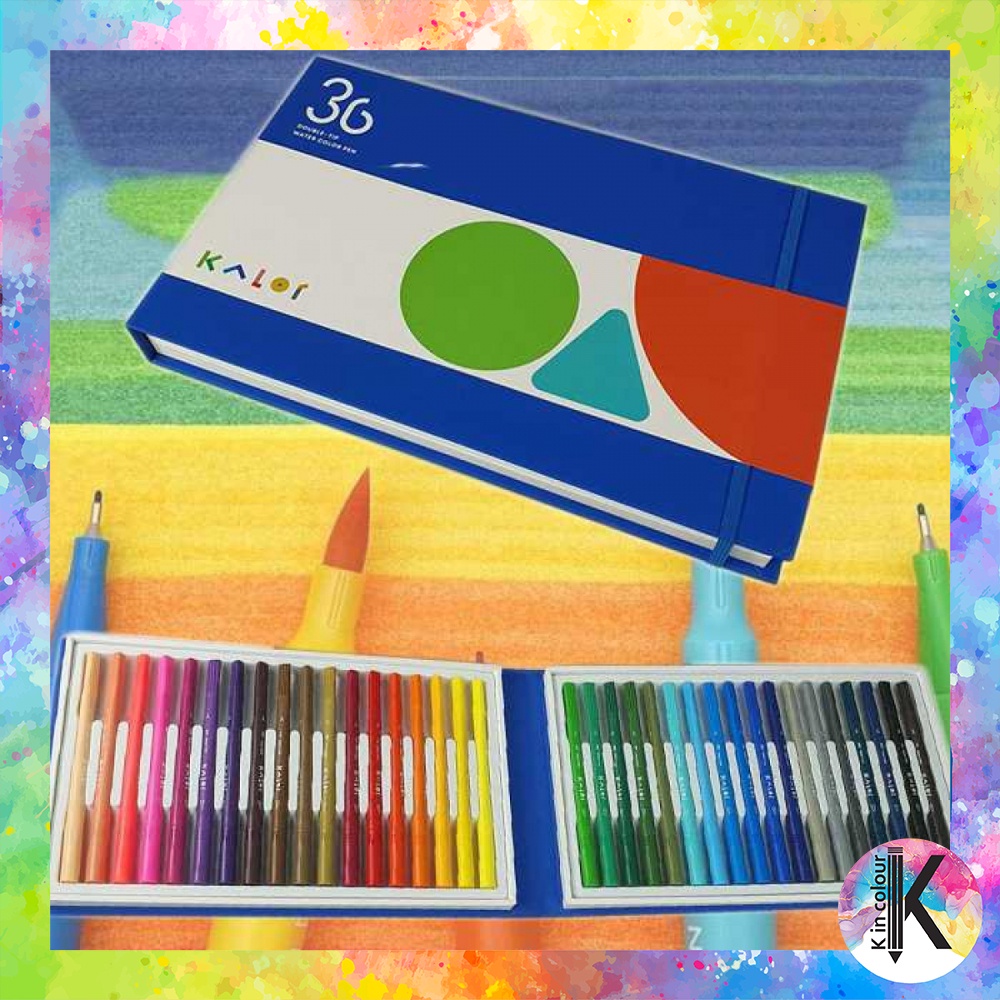 

Spidol Warna Warni Dual Head Water Color Pen 36 PCS -BK067