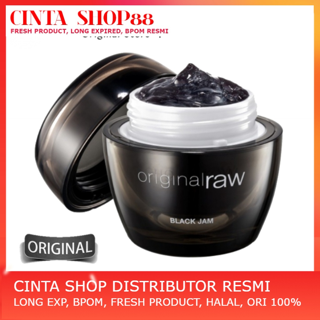 BLACK JAM ORIGINAL RAW KRIM PELEMBAB KOREA ASLI