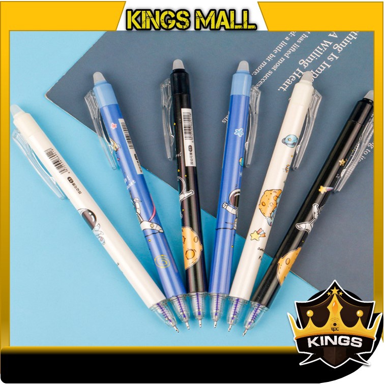 

KINGS - S6080 Pena Gel Karakter / Pena Aesthetic Edition Kartun / Erasable Gel Pen / Pulpen Kartun Karakter Lucu yang Bisa Dihapus