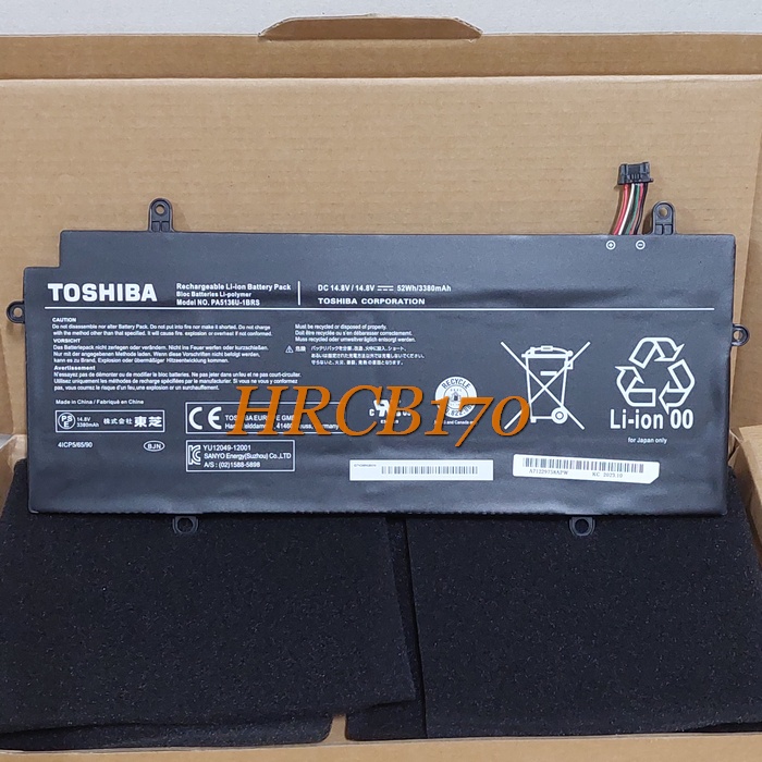 Laptop Toshiba Portege Z30 Series Model 5136 PA5136 PA5136U-1BRS -HRCB