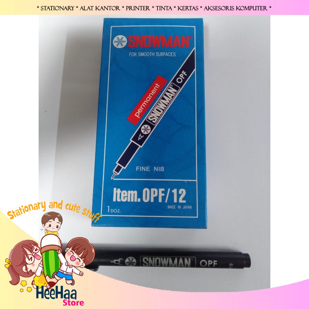 

PEN SEGEL SNOWMAN PERMANENT 1PC
