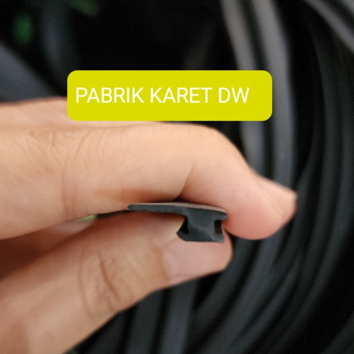 Karet sirip jendela Alumunium YKK HARGA PER 1 METER