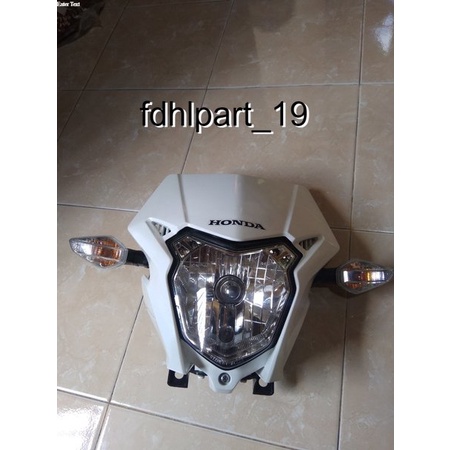 batok lampu depan crf 150L set brecket dan  spido meter dan lampu sein