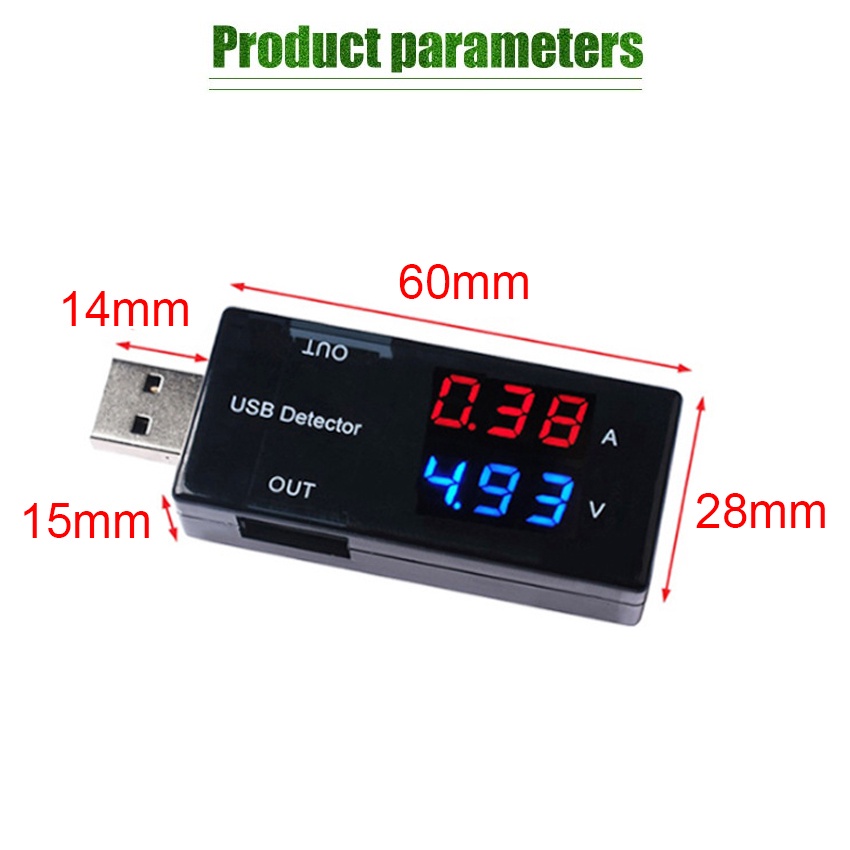USB Voltage Tester USB Doctor Charger Power Detector