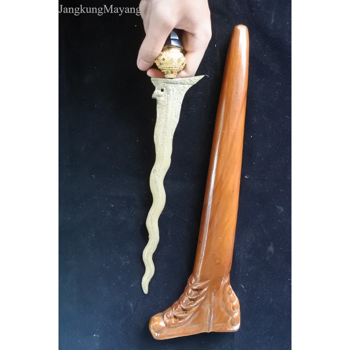 

Keris nagasasra kuningan warangka sandang walikat wfn8033 antik