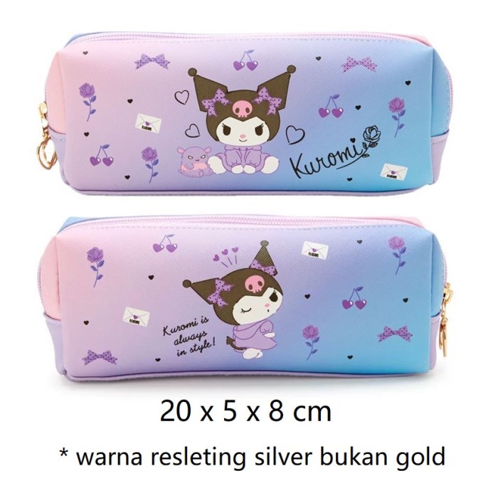 

Tempat pensil pulpen sanrio kuromi cinnamoroll my melody / Pencil case - kuromi