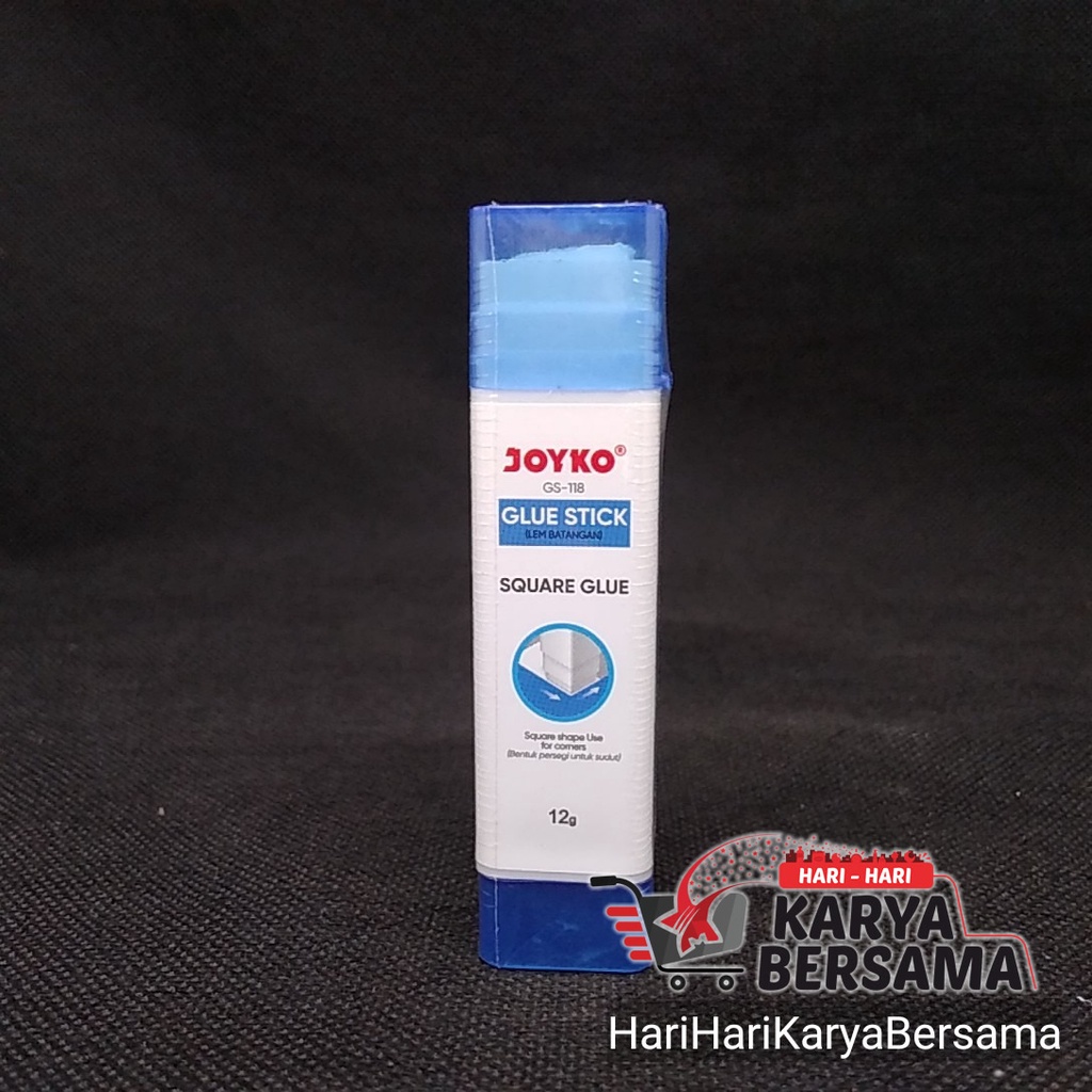 

JOYKO GLUE STICK GS-118 LEM BATANGAN SQUARE GLUE 12GR