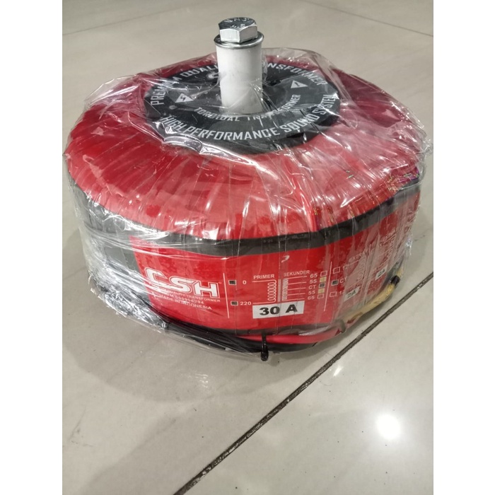 TRAVO TRAFO TOROID CSH 30A CT 55 65V trafo donat csh 30 Amper CT 55 65 volt