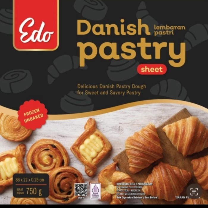 

Edo Danish Pastry 750 Gr Frozen