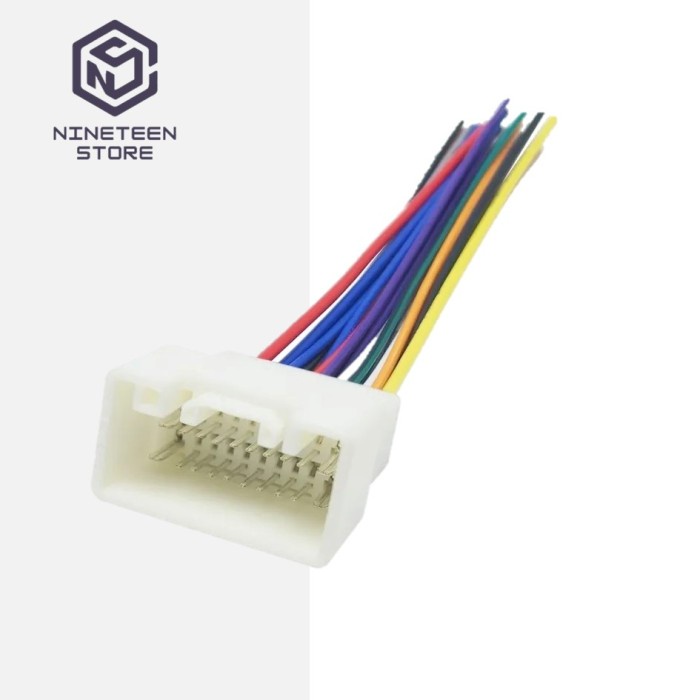 Kabel Soket Audio PNP Headunit Mobil Mitsubishi Xpander Pajero Mirage