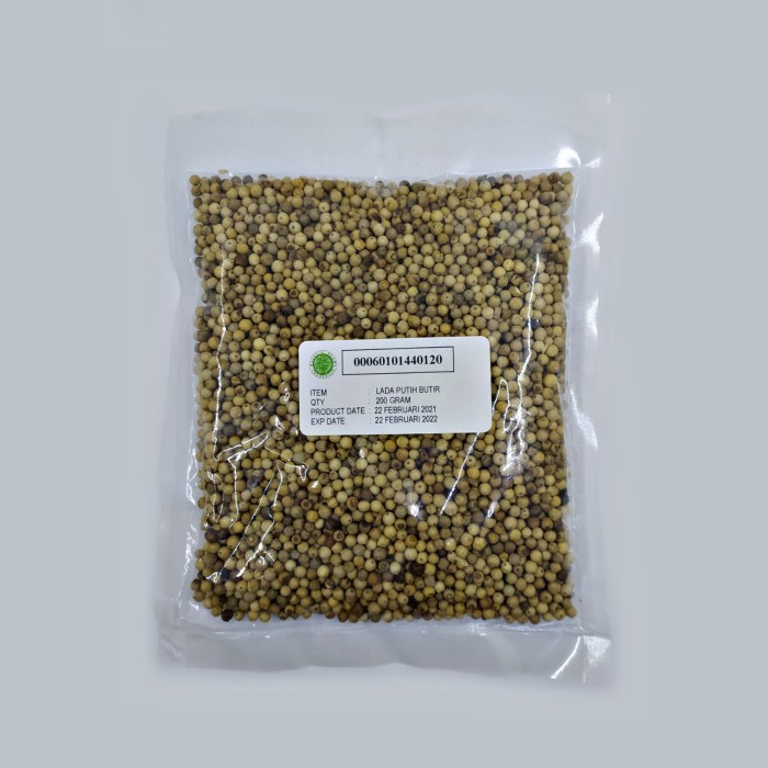 

LADA PUTIH BUTIR 200 GR KUALITAS PREMIUM 100% ASLI