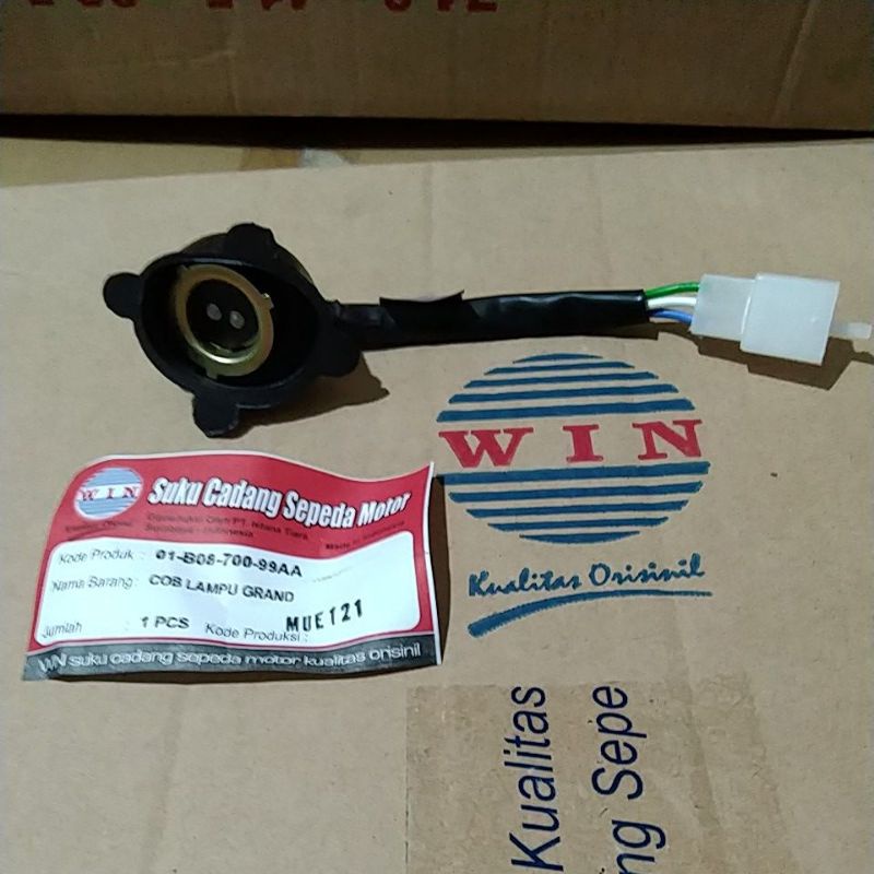 FITING COB COP LAMPU HONDA GRAND BULUS LEGENDA MERK WIN