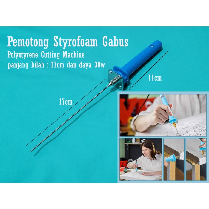 

Alat Pemotong Busa model solder /Gabus Polystyrene Styrofoam Cutter