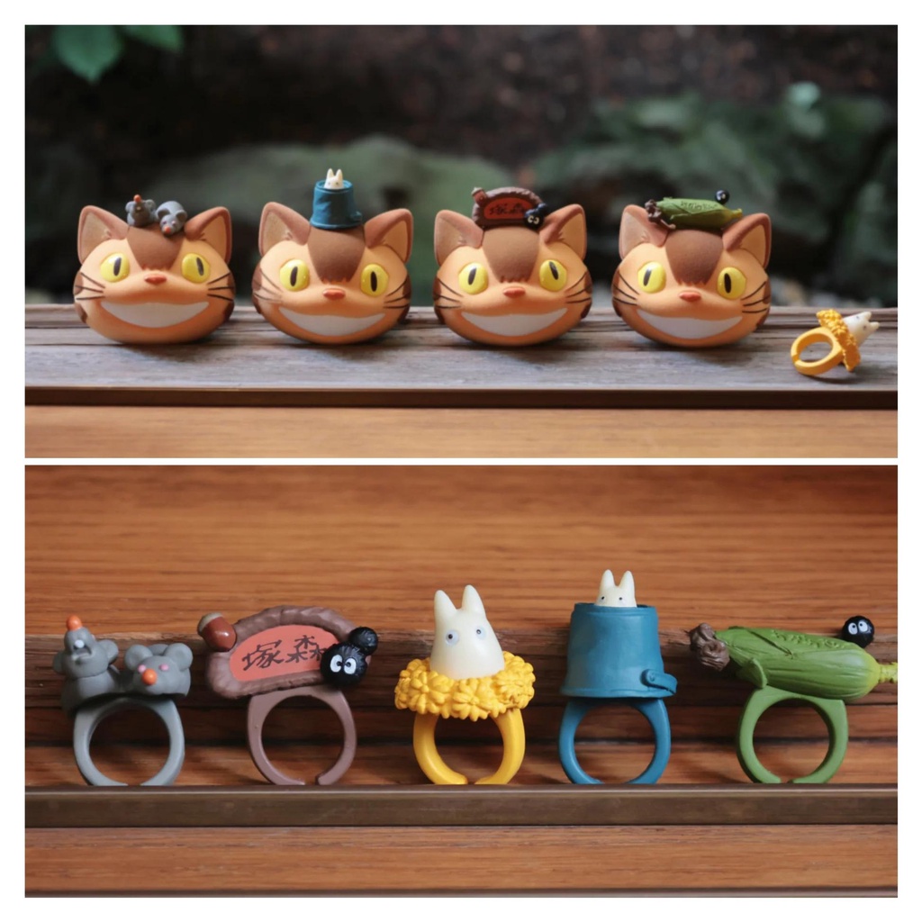 Ghibli - Cat Bus Crab Totoro Mei Figure Gatcha