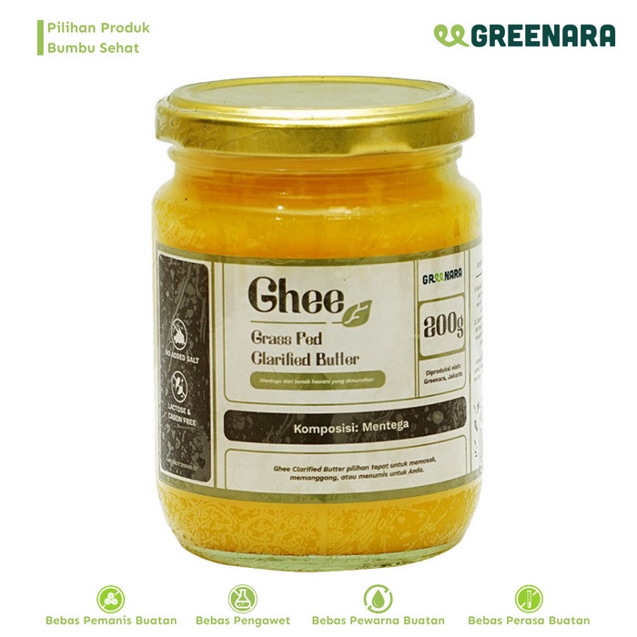 

[KUALITAS PREMIUM] Ghee 200gr Grass Fed Clarified Butter Terjangkau