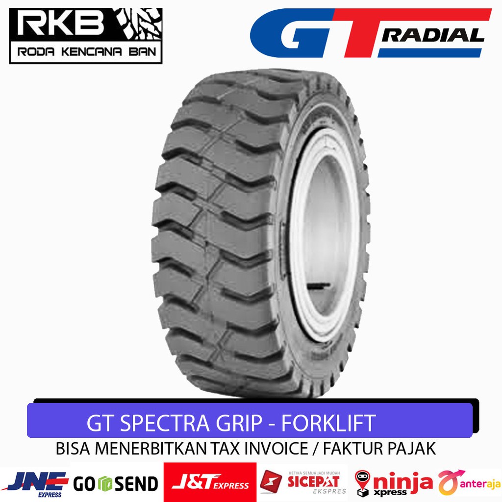 Ban Forklift Pneumatic GT GRIP ukuran 28 X 9-15 ukuran 8.15 - 15 - Gajah Tunggal - Ban Forklift Angi