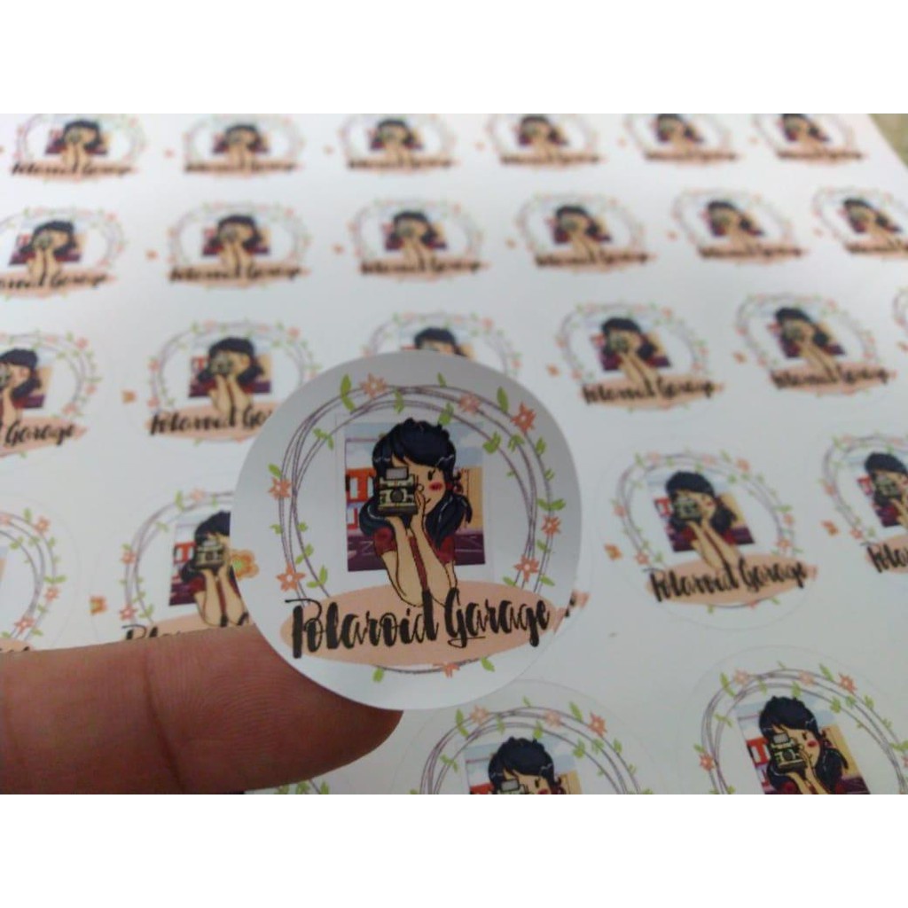 

Cetak Sticker A3 Vinil / Sticker Transparant + Cutting