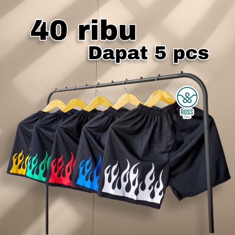 BOXER PRIA | KOLOR PRIA| BOXER DEWASA | KOLOR| CELANA BOXER | CELANA PENDEK PRIA MOTIF API