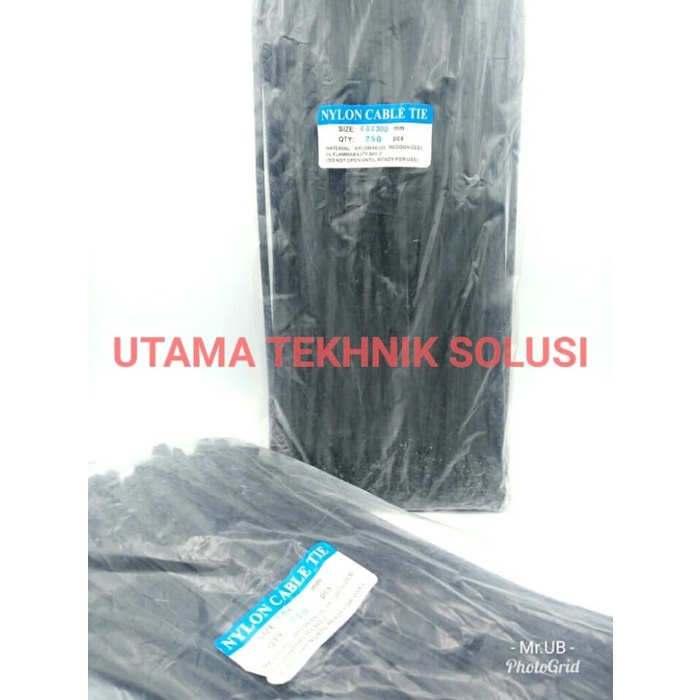 Kabel Tis Cable Tie Cable Ties Kabel Ties Hitam uk.300x4,8mm