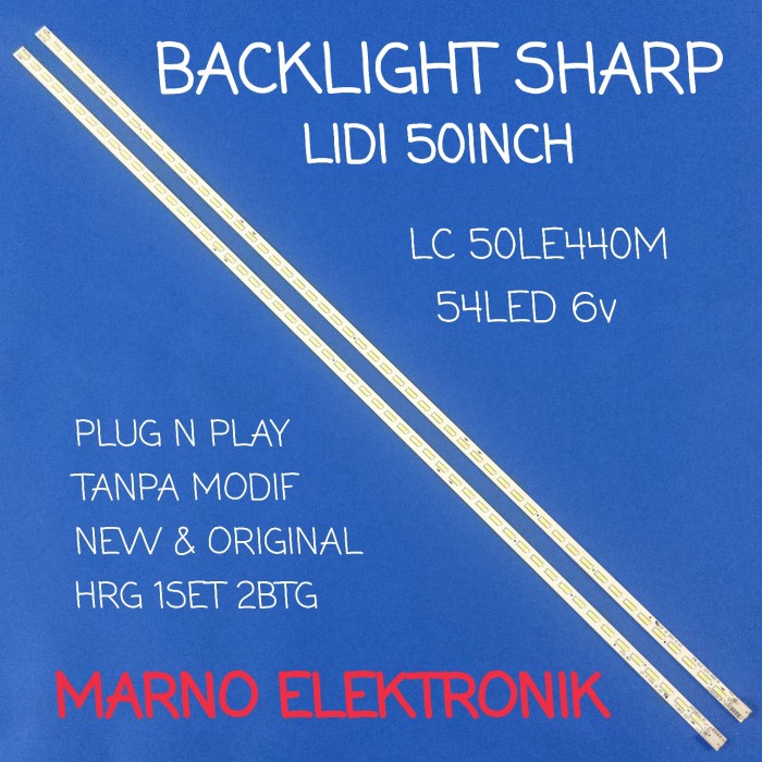 LAMPU BACKIGHT SHARP LED BL LC-50LE440M LC50LE440M LC 50LE440M 50LE440