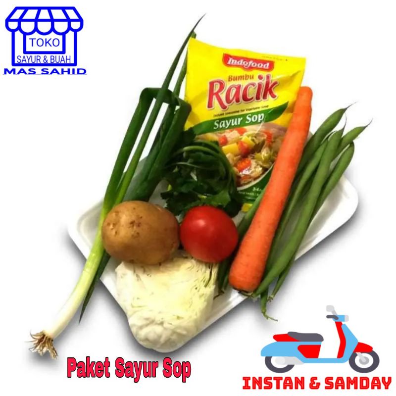 

INSTAN Sayur Sop Komplit Bonus Racik sop