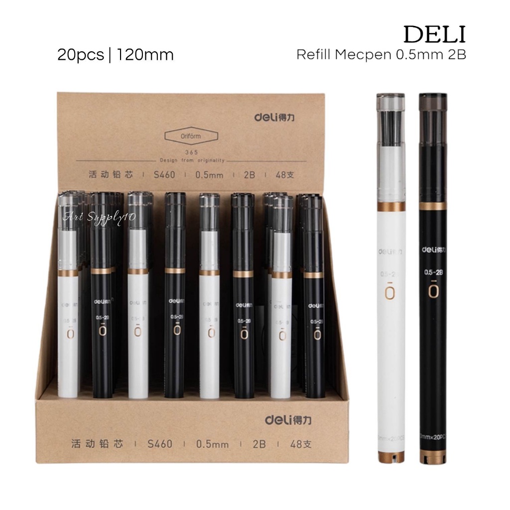 

Deli Refill Mechanical Pencil 2B 0.5mm 120mm/20pcs