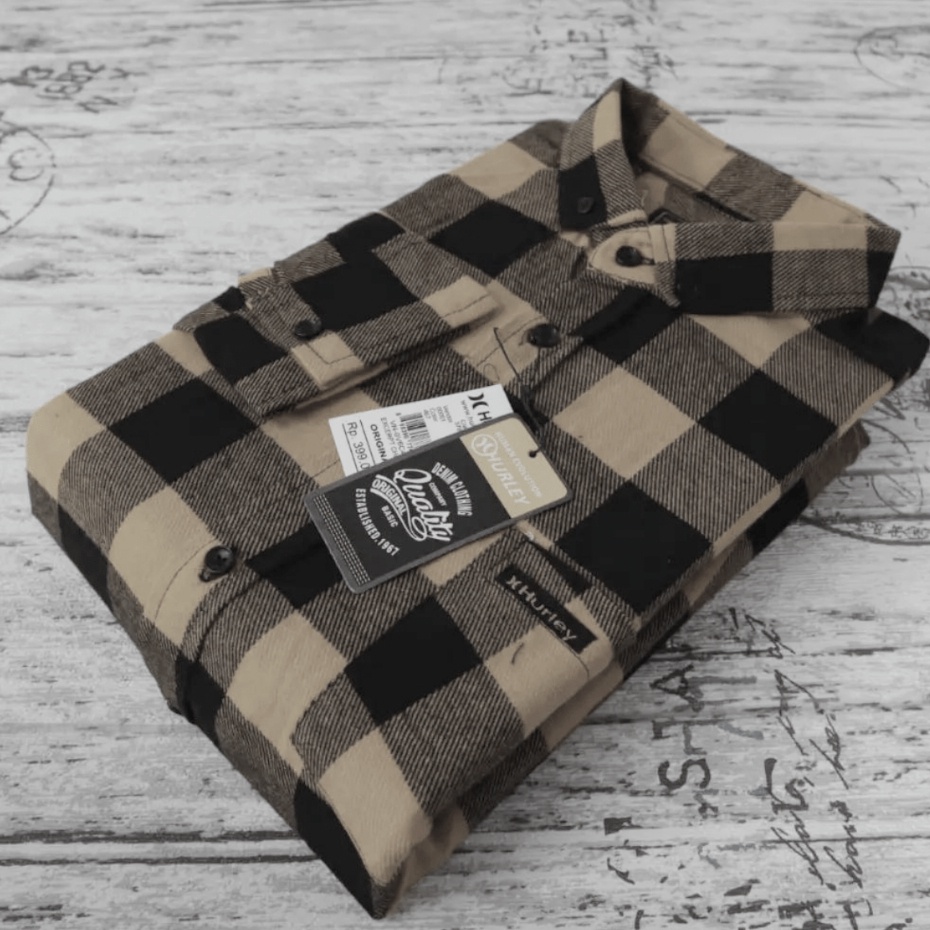 Kemeja Pria Lengan Panjang Premium Baju Kemeja Flanel Cowok Cewek Distro Motif Kotak / Hem Cowo Keki