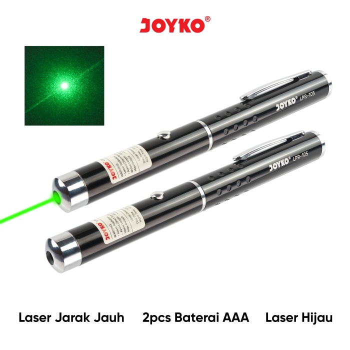 Green Laser Pointer Senter Hijau Penunjuk Laser Hijau Joyko LPR-105