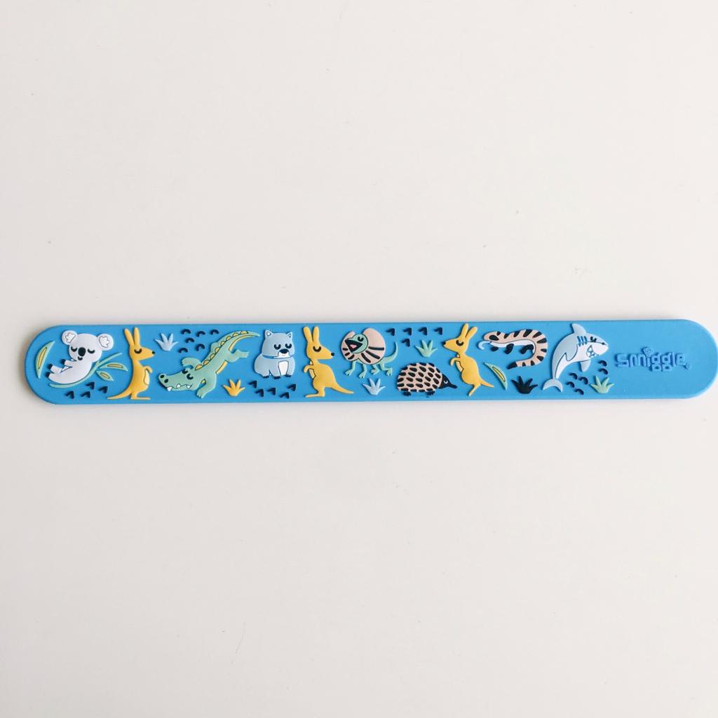Smiggle Slap Band Blue Animal - Gelang Anak Smiggle Original