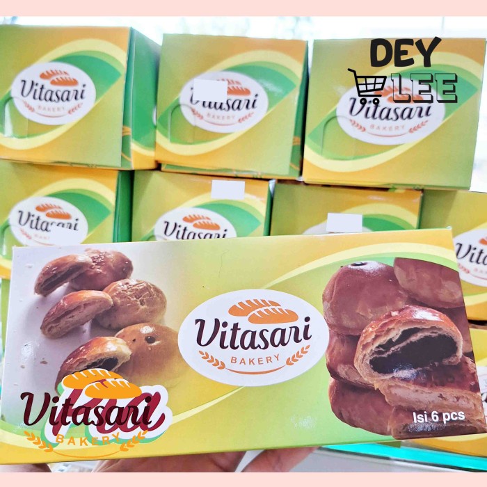 

VITASARI Pia isi 6 pcs per box Mix Aneka Rasa Kue Bandung