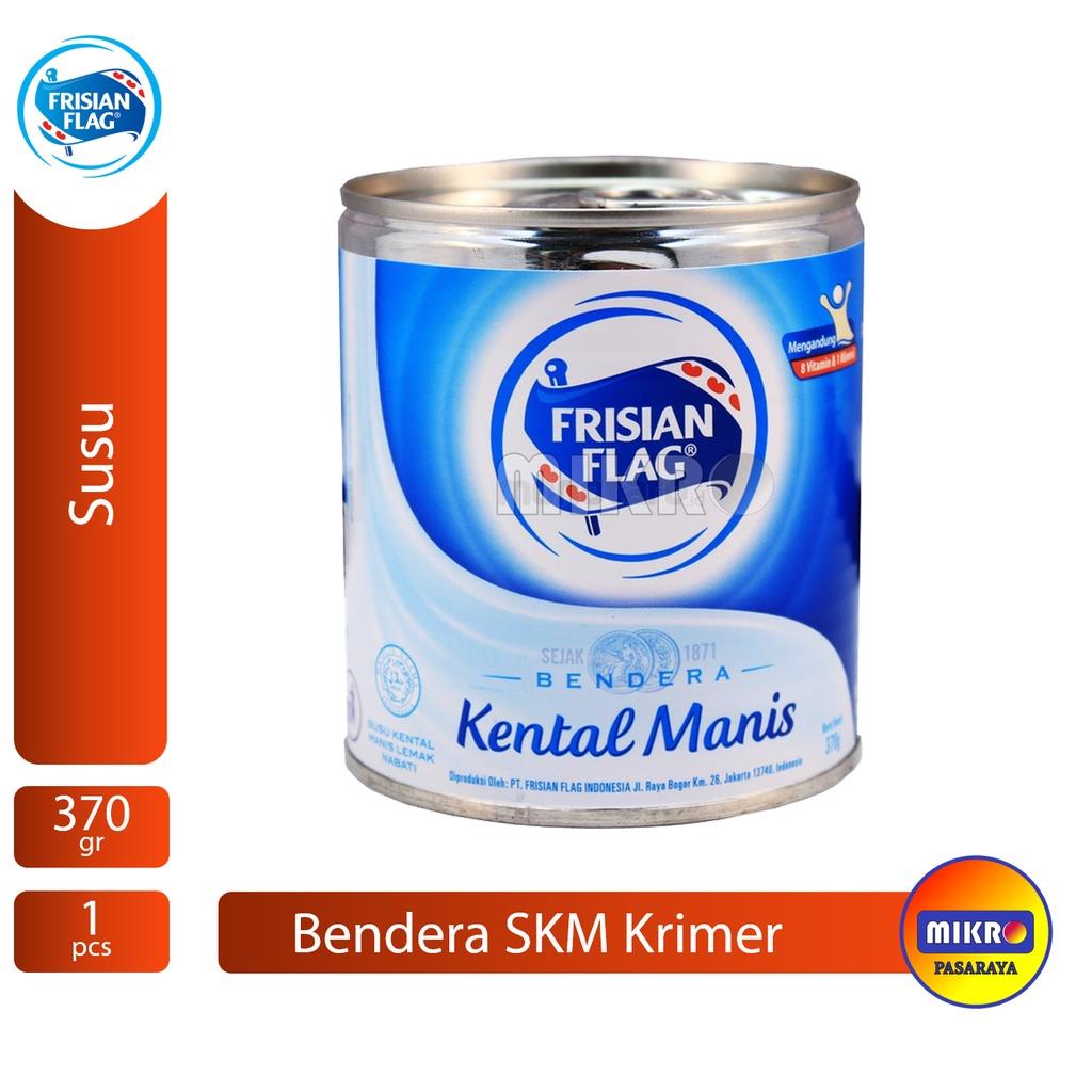 

Frisian Flag Full Cream Bendera Susu Kental Manis Kaleng PUTIH - [370 gr] KRIMER