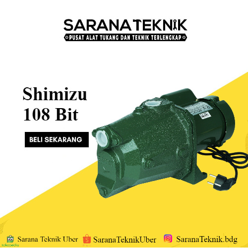 Mesin pompa air semi jet pump shimizu jet 108 bit / Mesin Semi Jet Pump 108 Bit / semi semi jet