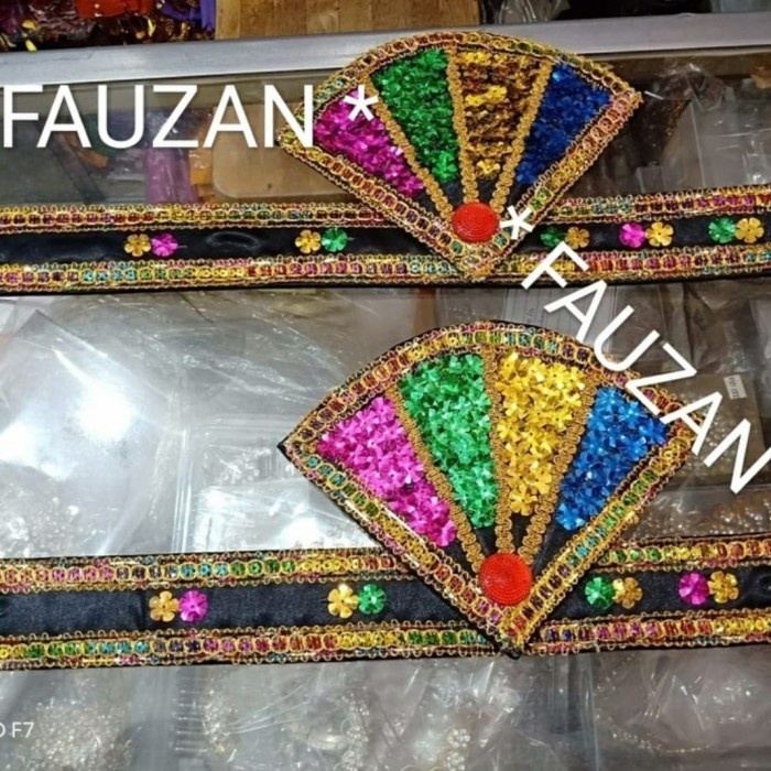 aksesoris topi aceh // ikat kepala aceh // topi adat aceh tari saman